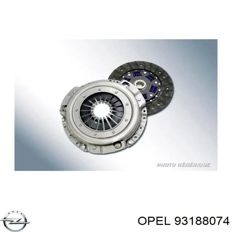 93188074 Opel kit de embrague (3 partes)