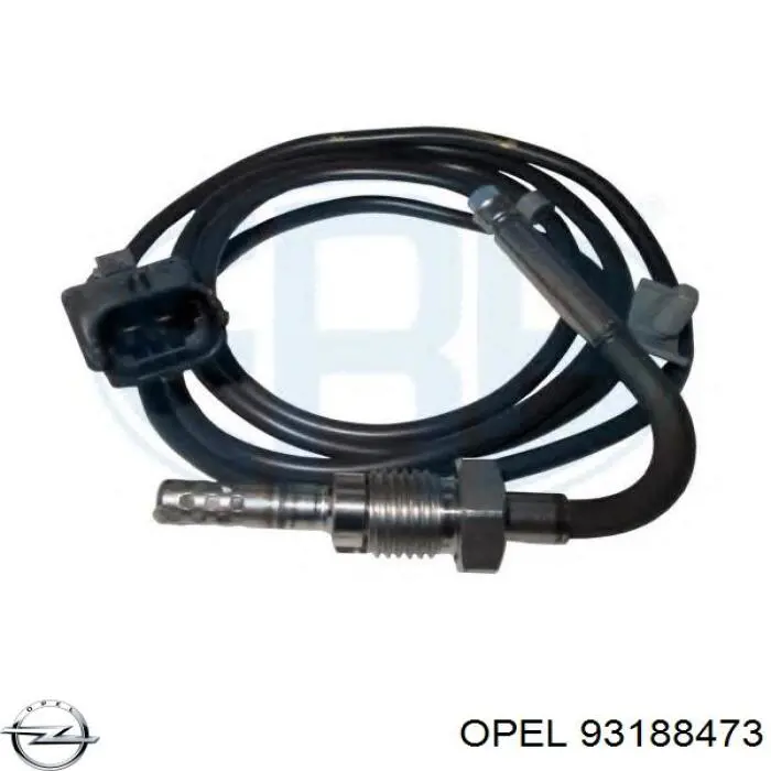 93188473 Opel sensor de temperatura, gas de escape, después de filtro hollín/partículas