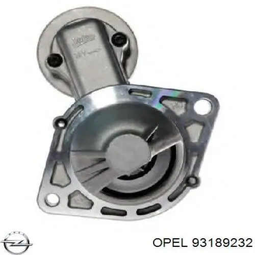 Motor de arranque 93189232 Opel