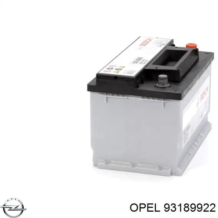 Batería de Arranque Opel (93189922)