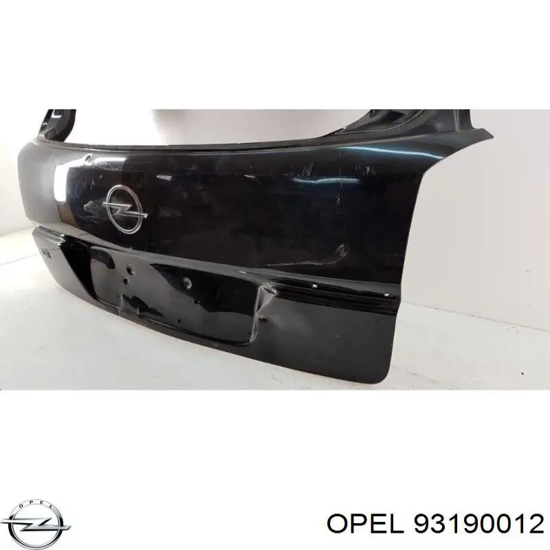 93190012 Opel puerta del maletero, trasera