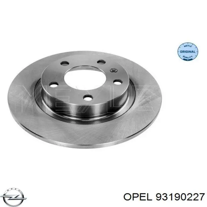 Comprar 93190227 Opel Disco de freno trasero