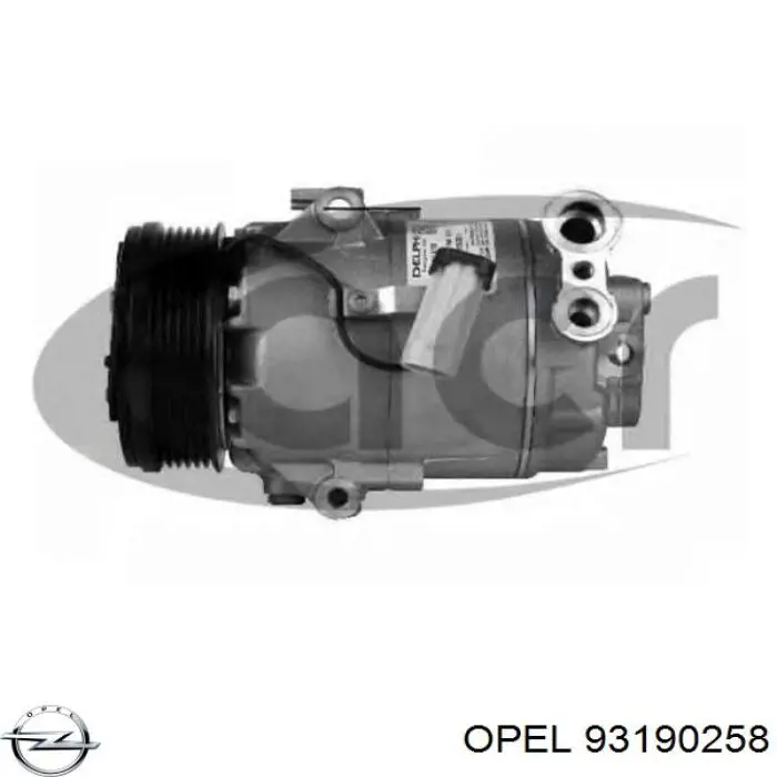 93190258 Opel compresor de aire acondicionado