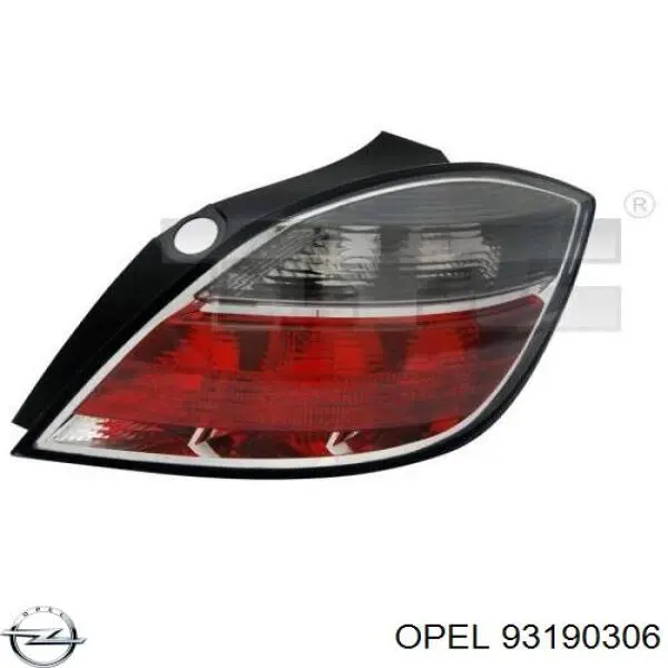 93190306 Opel piloto posterior izquierdo