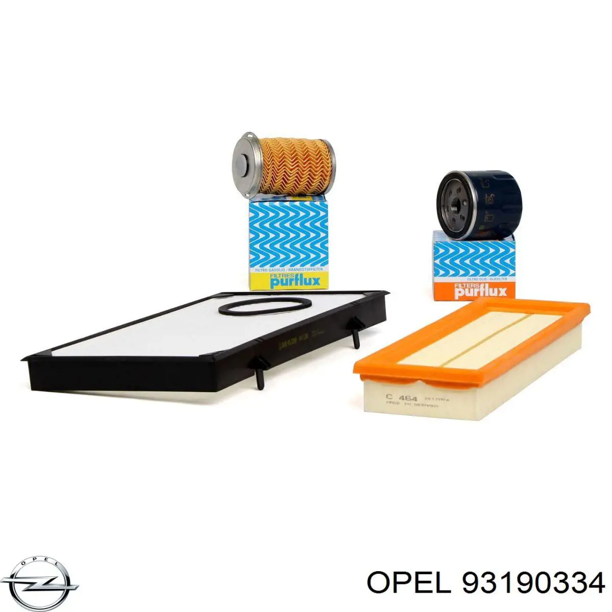 Filtro de combustible 93190334 Opel