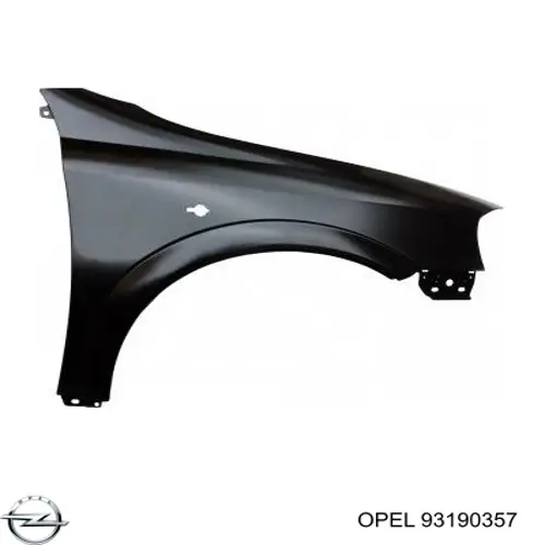 Aleta delantera izquierda Opel 93190357 precio, desde 89,11 EUR