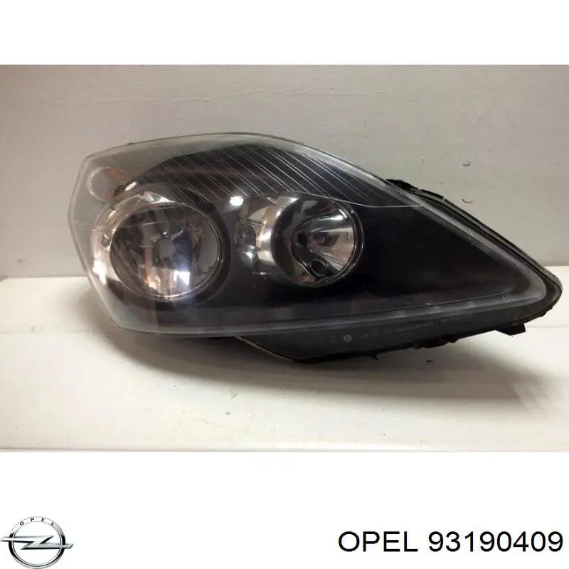 Faro derecho Opel 93190409 precio, desde 158,54 EUR