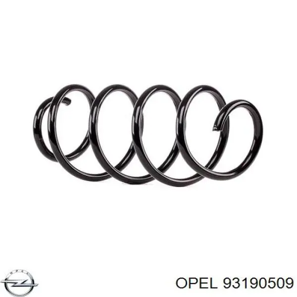 93190509 Opel muelle de suspensión eje delantero