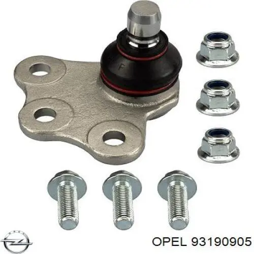 93190905 Opel rótula de suspensión inferior izquierda