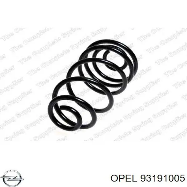 93191005 Opel muelle de suspensión eje trasero