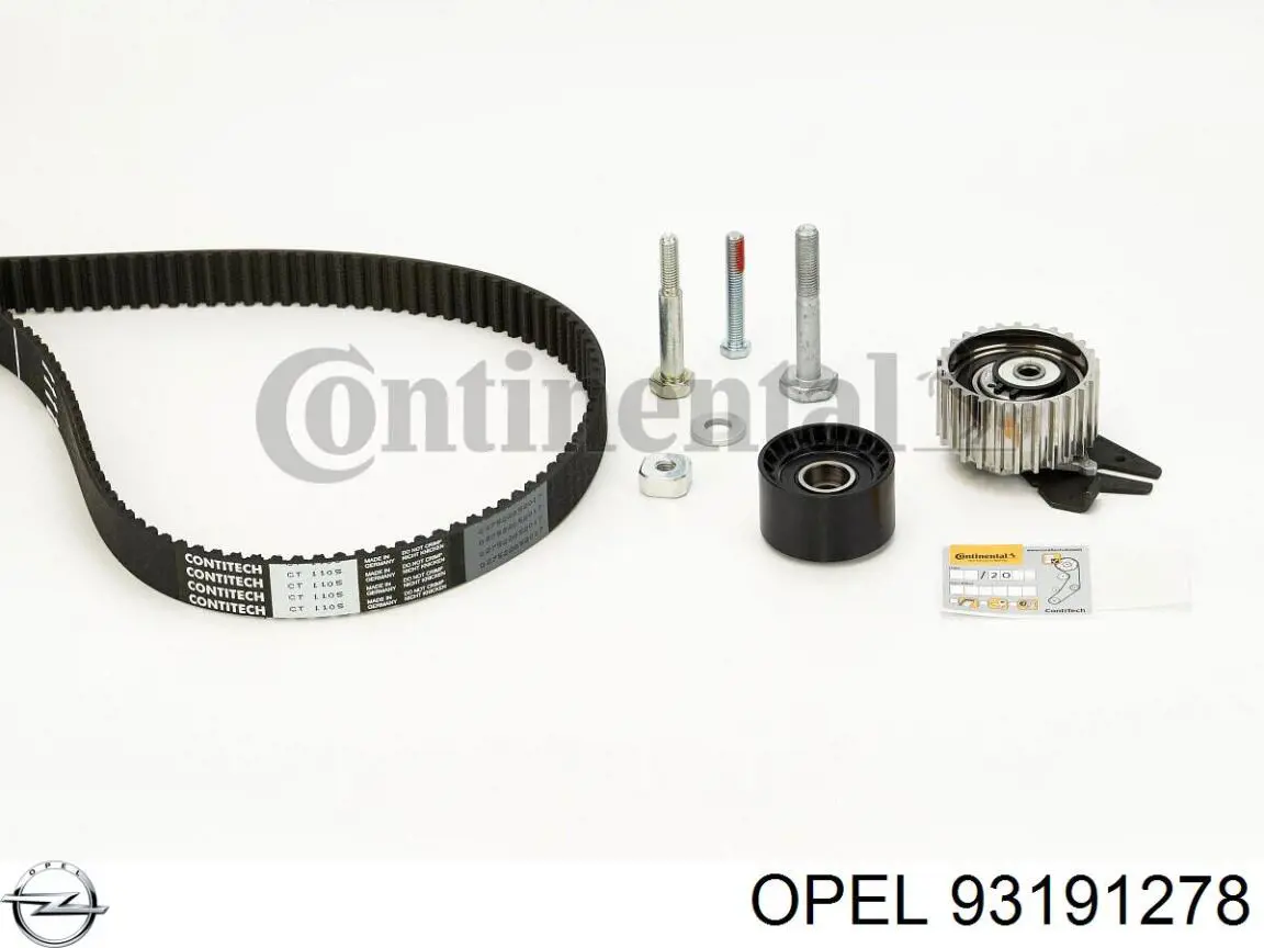 93191278 Opel kit de correa de distribución
