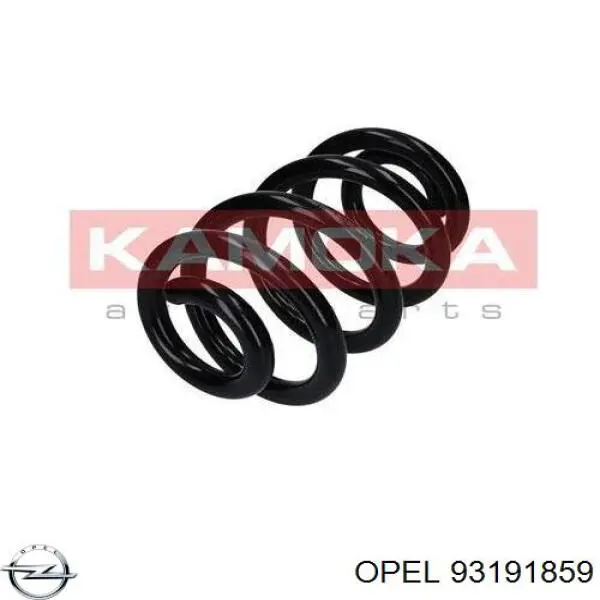 93191859 Opel muelle de suspensión eje delantero