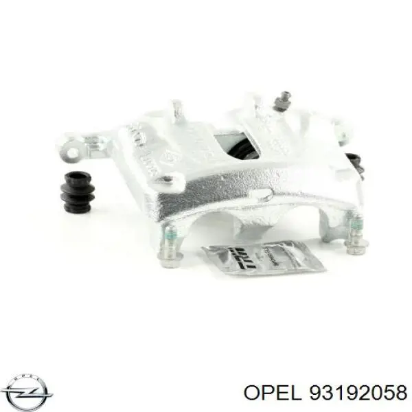 Pinza de freno delantera izquierda 93192058 Opel