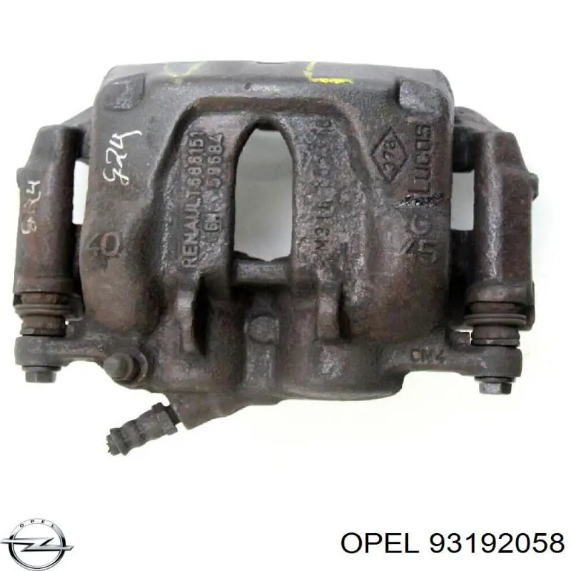 Pinza de freno delantera izquierda Opel 93192058 precio, desde 82,63 EUR