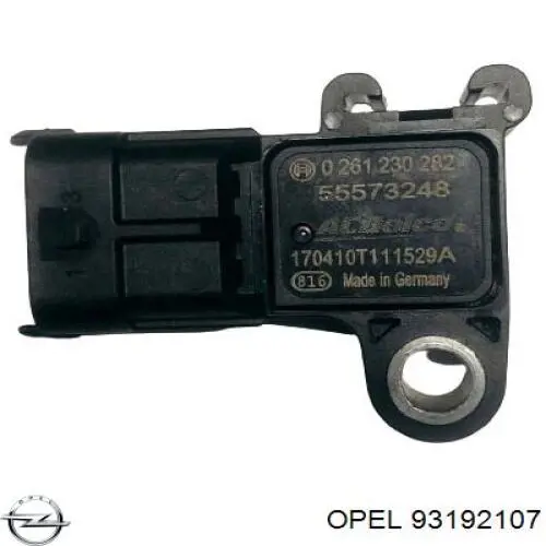 93192107 Opel sensor de presion del colector de admision