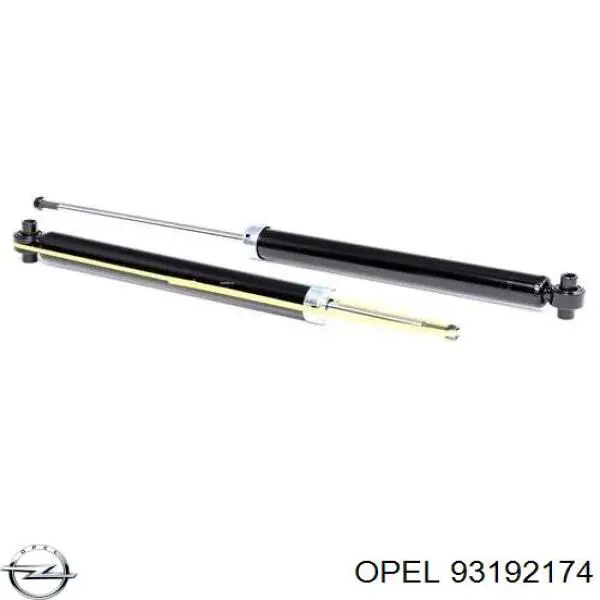 0436409 Opel amortiguador trasero derecho