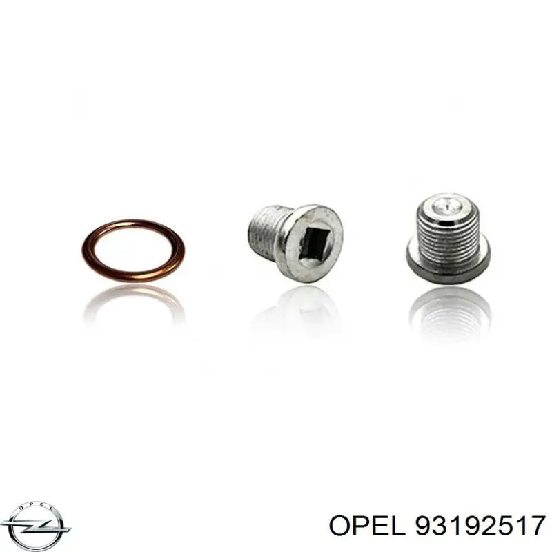 93192517 Opel tapón roscado, colector de aceite