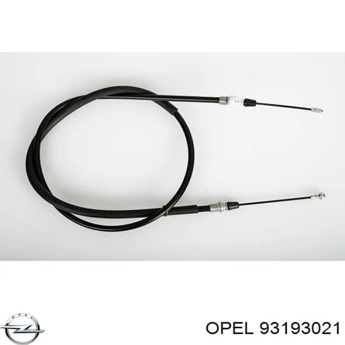 93193021 Opel cable de freno de mano trasero derecho/izquierdo