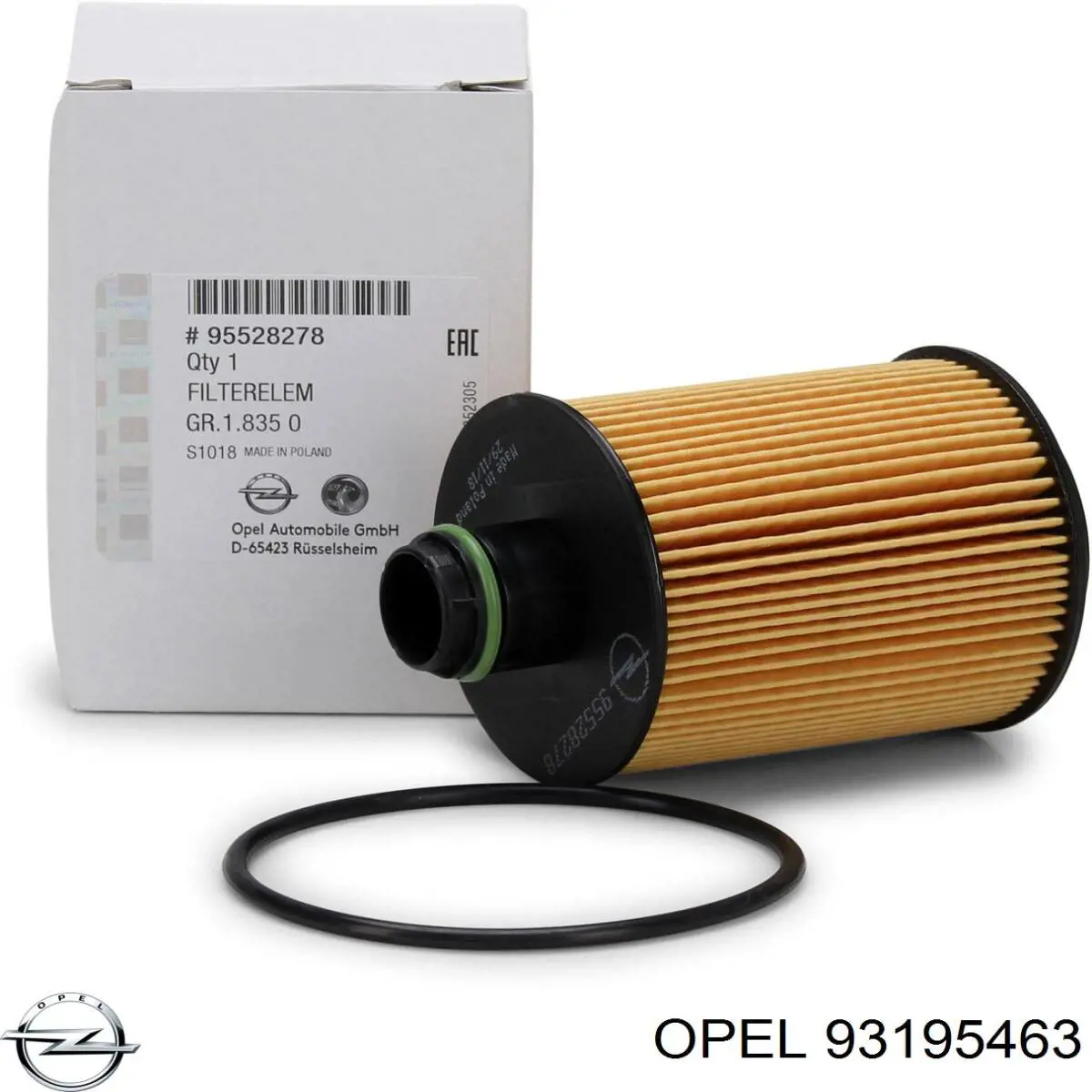 93195463 Opel filtro de aceite