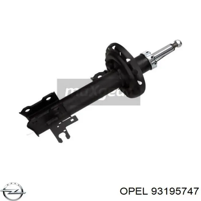 93195747 Opel amortiguador delantero derecho