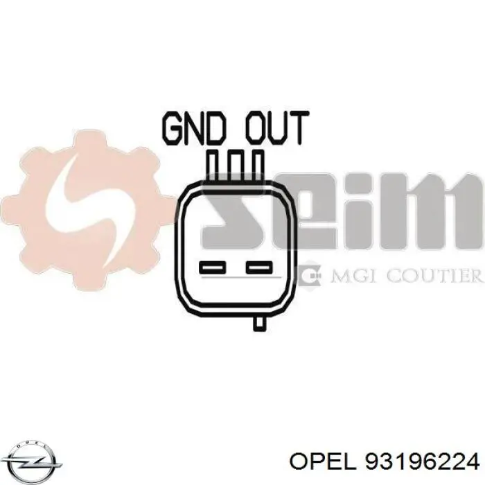 93196224 Opel sensor de velocidad