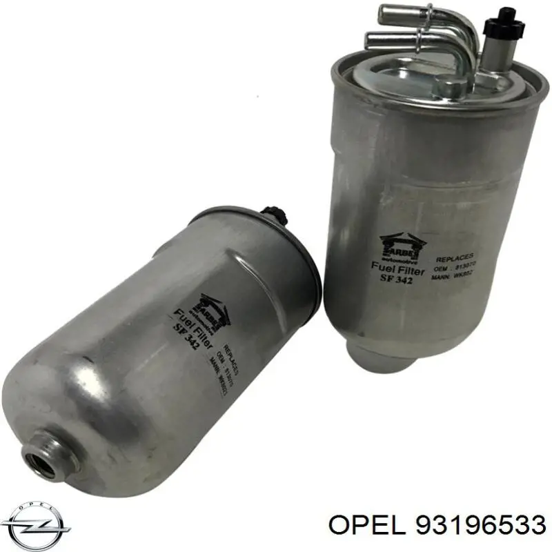 93196533 Opel filtro de combustible