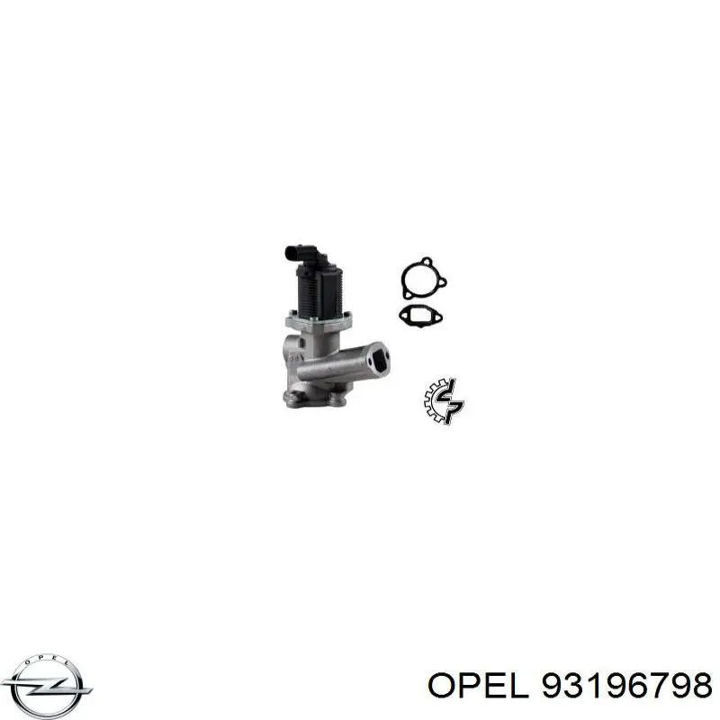93196798 Opel Válvula EGR