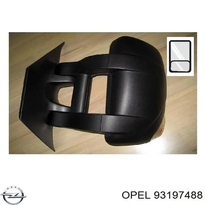 93197488 Opel espejo retrovisor izquierdo