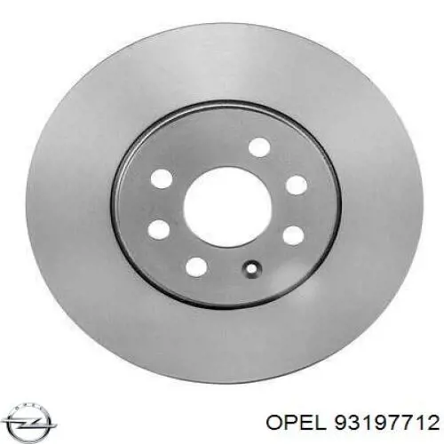 93197712 Opel disco de freno delantero