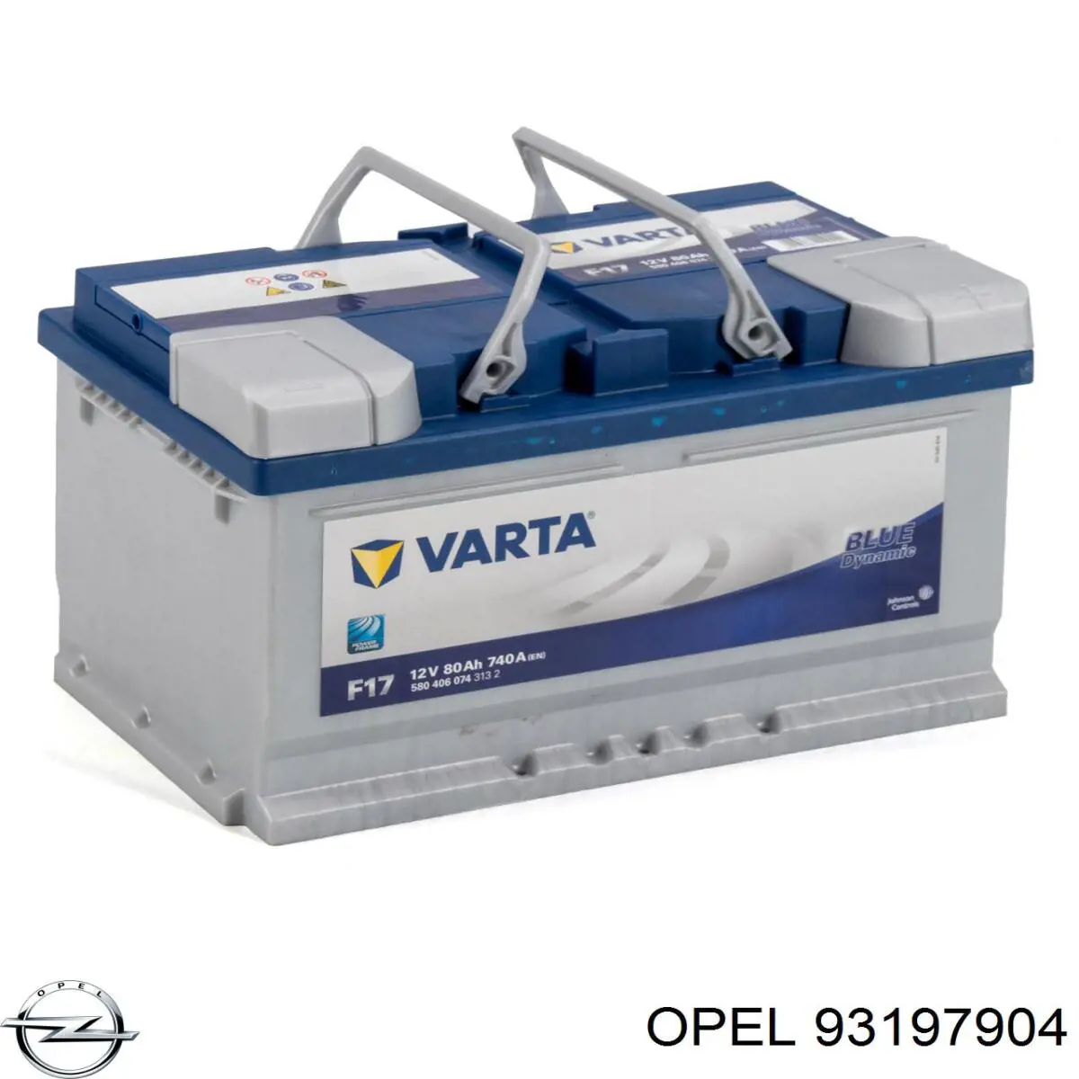 DA80 Duracell Batería Start-Stop