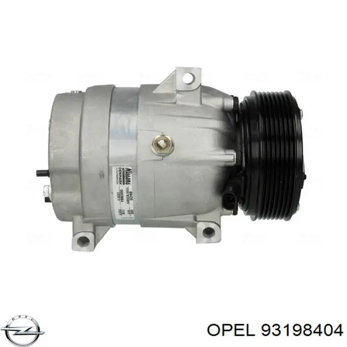 93198404 Opel compresor de aire acondicionado