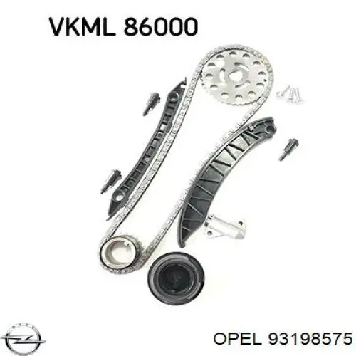 93198575 Opel tensor, cadena de distribución
