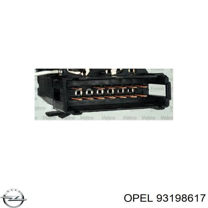 93198617 Opel conmutador en la columna de dirección izquierdo