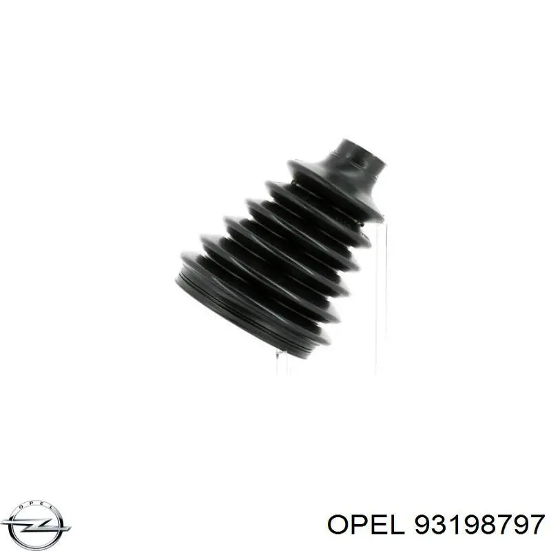 93198797 Opel fuelle, árbol de transmisión delantero exterior