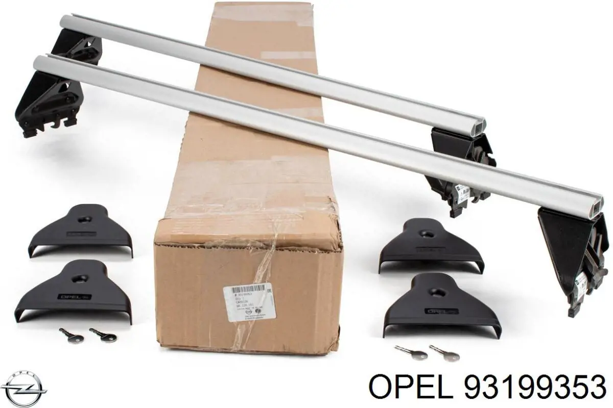 Comprar 93199353 Peugeot/Citroen Juego de barras transversales de techo