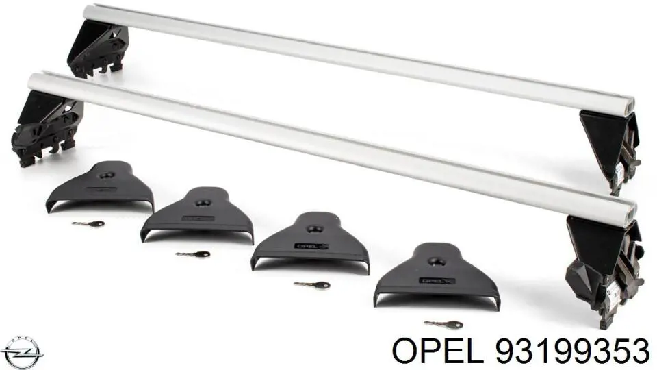 Comprar 1732541 General Motors Juego de barras transversales de techo