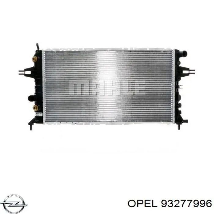 93277996 Opel radiador refrigeración del motor