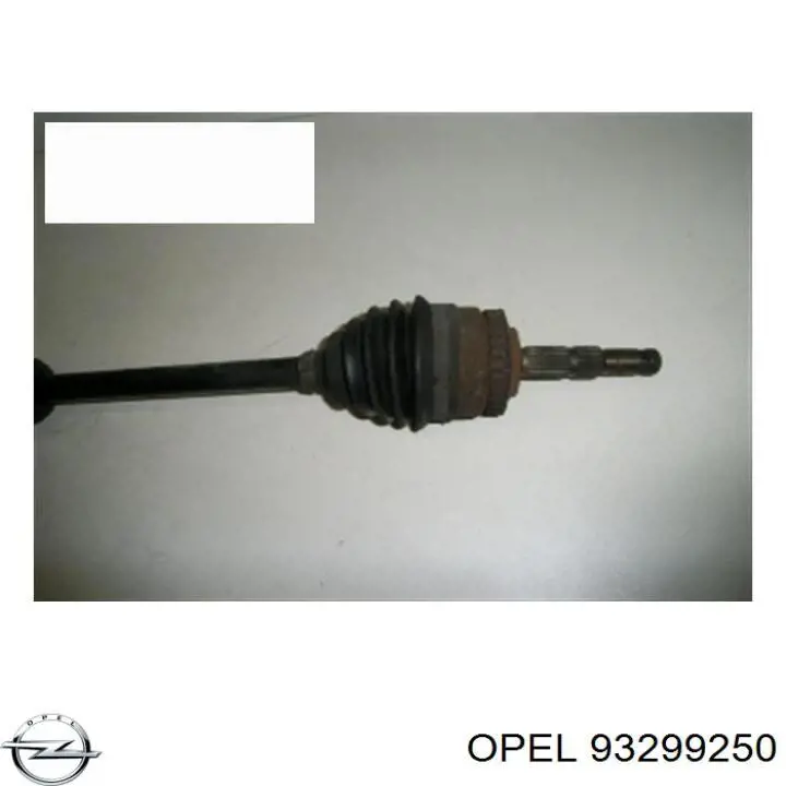 Semieje delantero derecho 374554 Opel