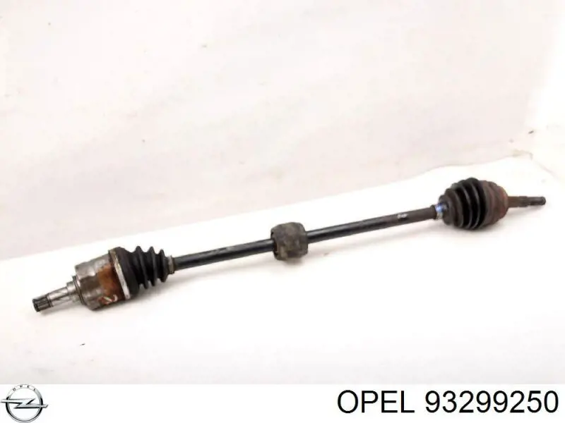 Semieje delantero derecho Opel 374554