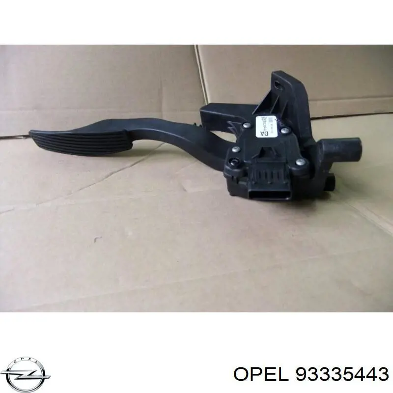 Pedal del acelerador 848022 Opel
