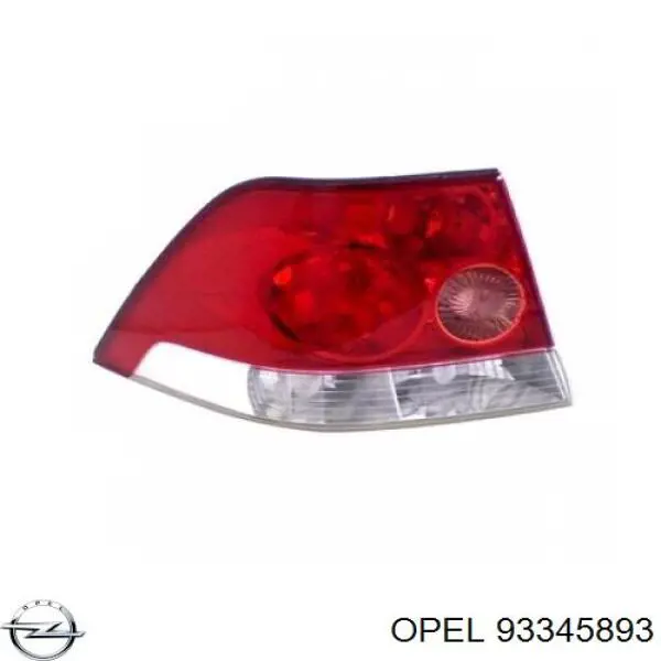 93345893 Peugeot/Citroen Piloto trasero izquierdo