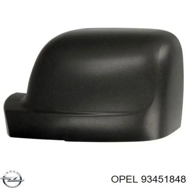 93451848 Opel cubierta de espejo retrovisor izquierdo