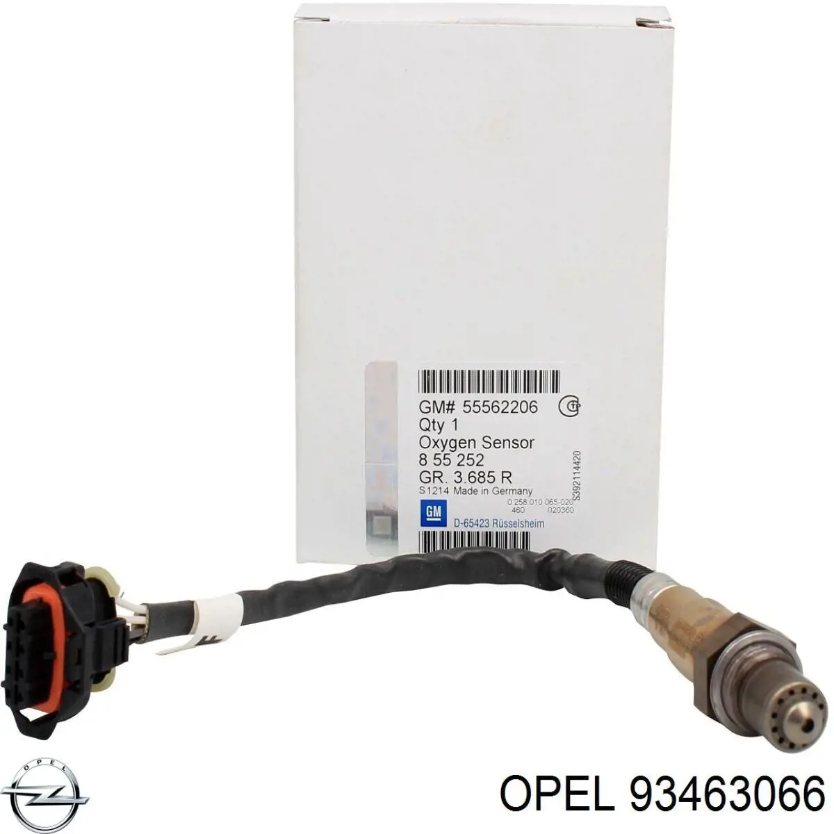 93463066 Opel sensor de óxido de nitrógeno nox delantero