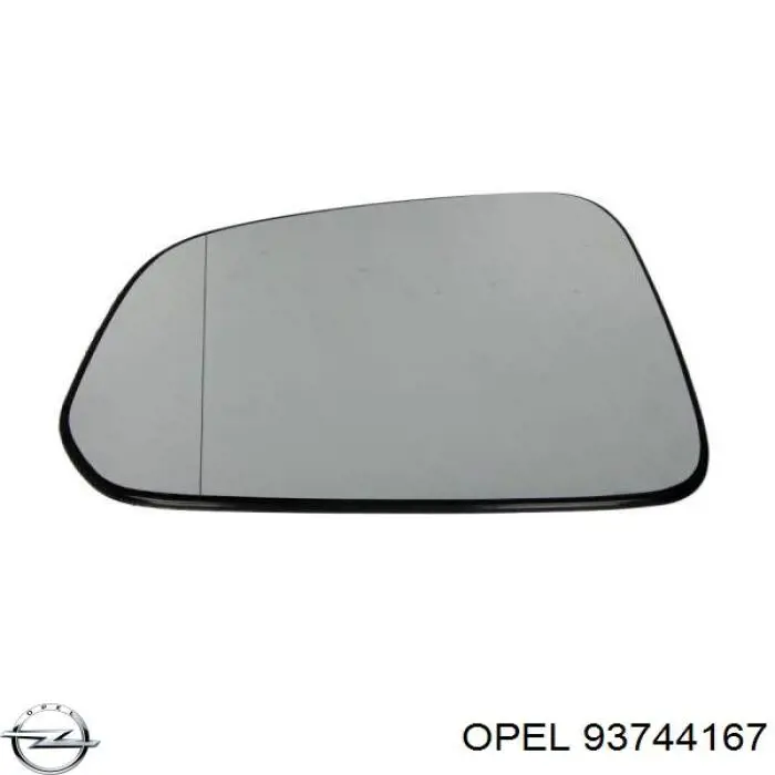 Comprar 93744167 Opel Cristal de espejo retrovisor exterior izquierdo