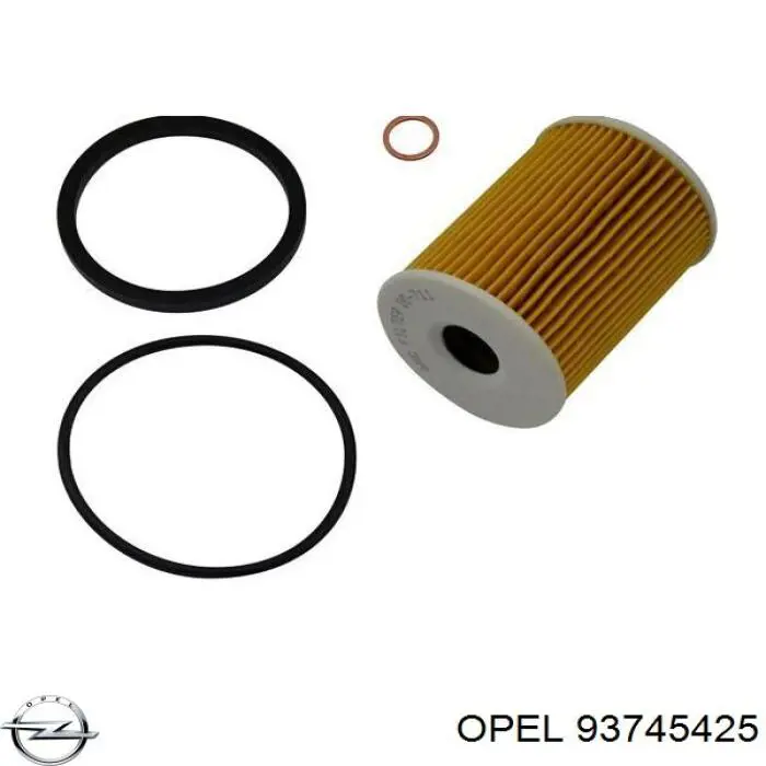 93745425 Opel filtro de aceite