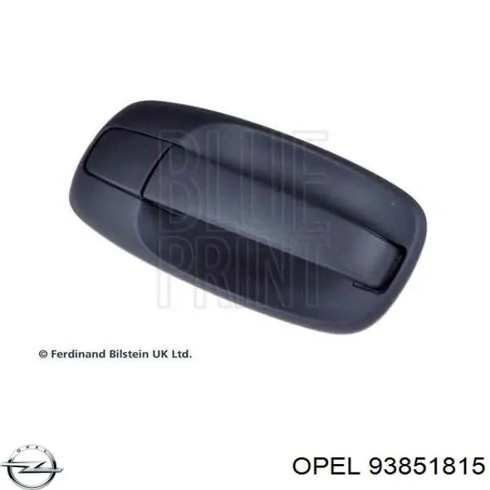 Manija exterior derecha de puerta trasera batiente Opel 4412231 precio, desde 23,84 EUR