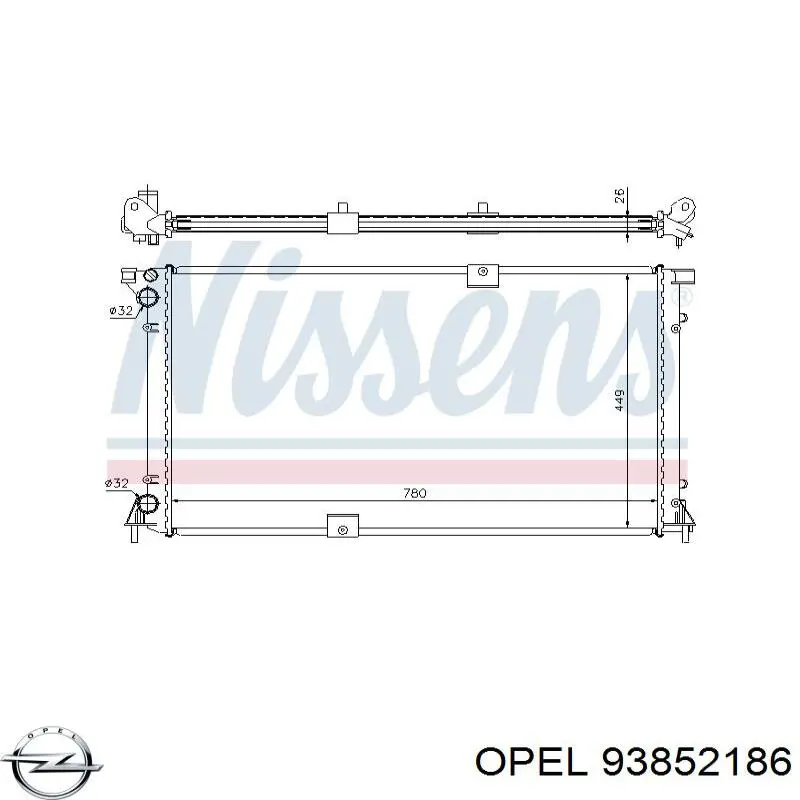 Comprar 4412816 Opel Radiador de auto