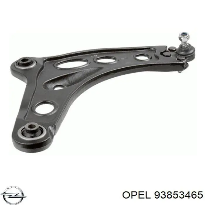 93853465 Opel barra oscilante, suspensión de ruedas delantera, inferior derecha