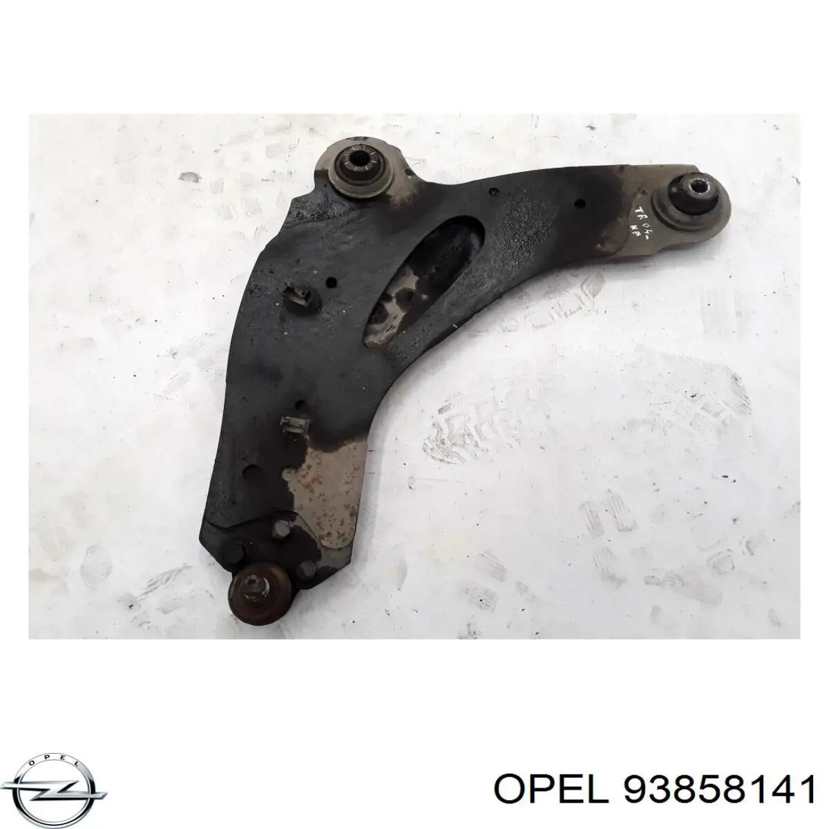 93858141 Opel barra oscilante, suspensión de ruedas delantera, inferior izquierda