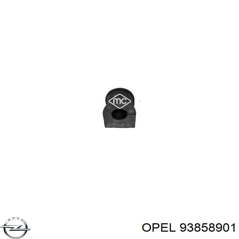 Estabilizador delantero Opel 93858901 precio, desde 6,44 EUR